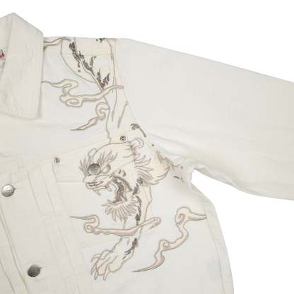 "yakuza" denim Jacket off white-Coordom