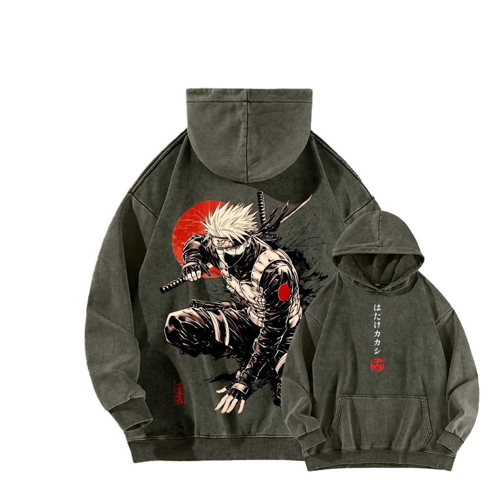 Naruto Unisex Washed Hoodie 2511024516-Coordom