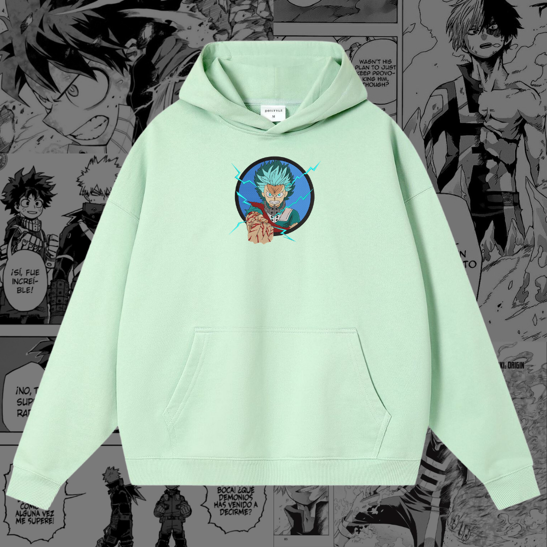 Izuku Midoriya Embroidered Hoodie | My Hero Academia Inspired-Coordom