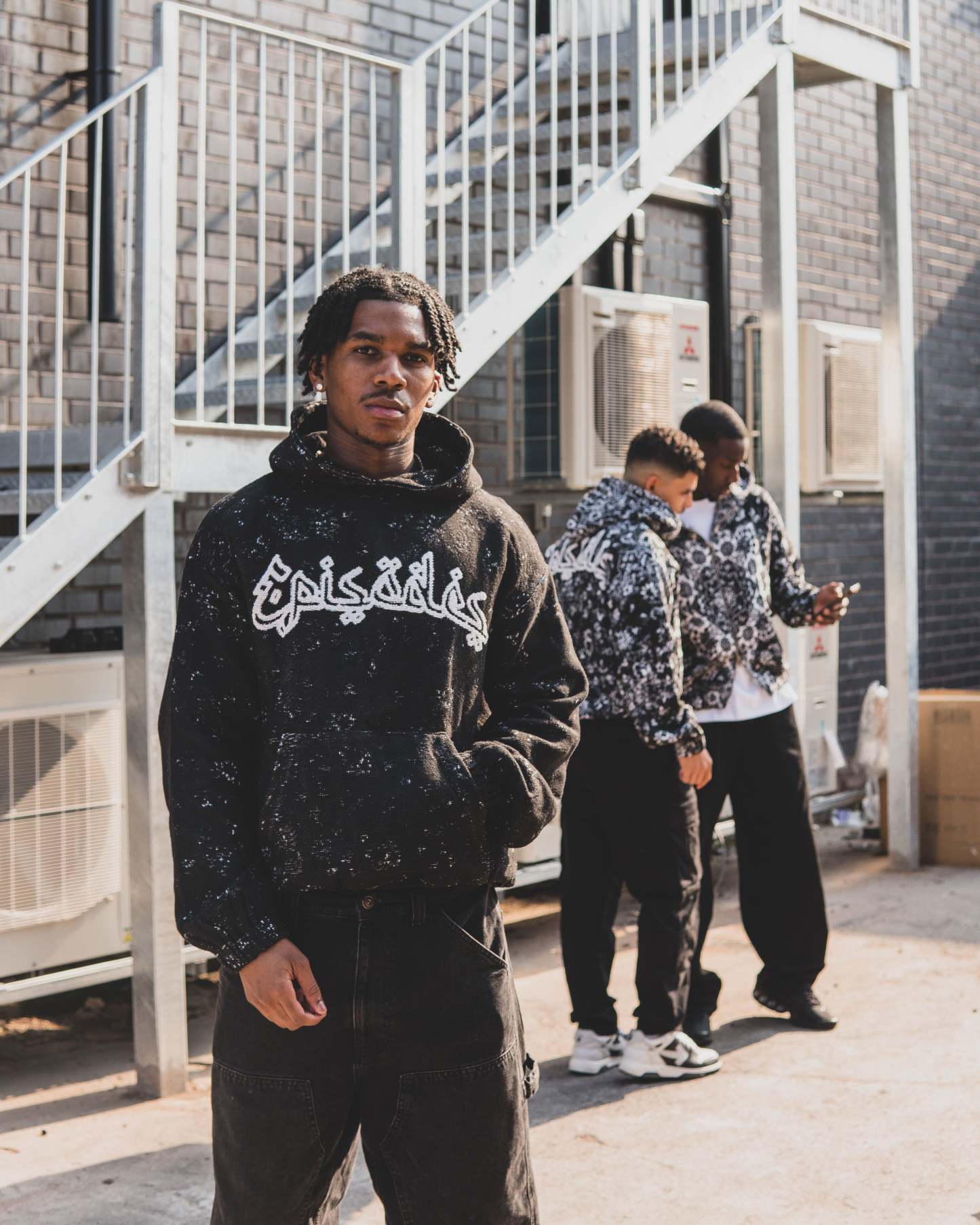 BLAZE Tapestry Hoodie|Streetwear Oversized Vintage Casual Wear-Coordom