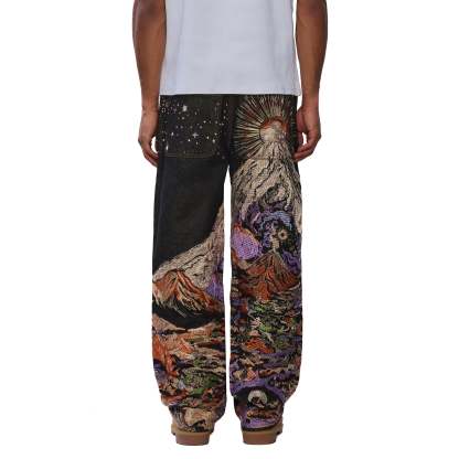 "sunset" black raw Denim-Coordom