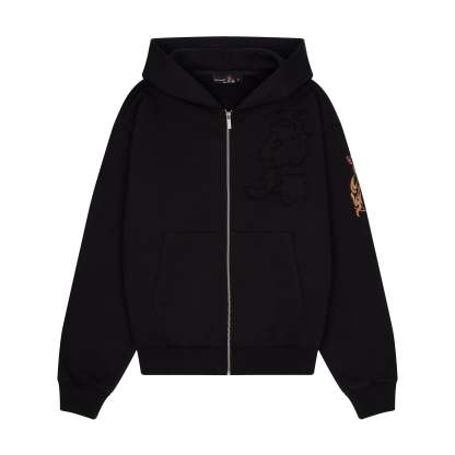 "yakuza v2" Zip Up dark grey-Coordom