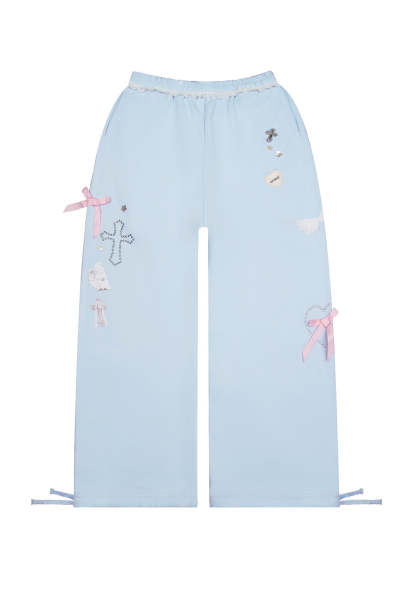 WHISPER OVERSIZED SWEATPANTS BABY BLUE-Coordom