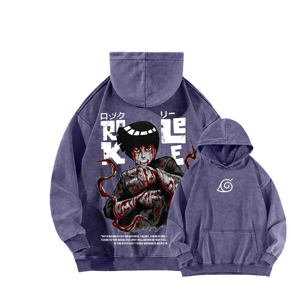Naruto Unisex Washed Hoodie 2602007535-Coordom