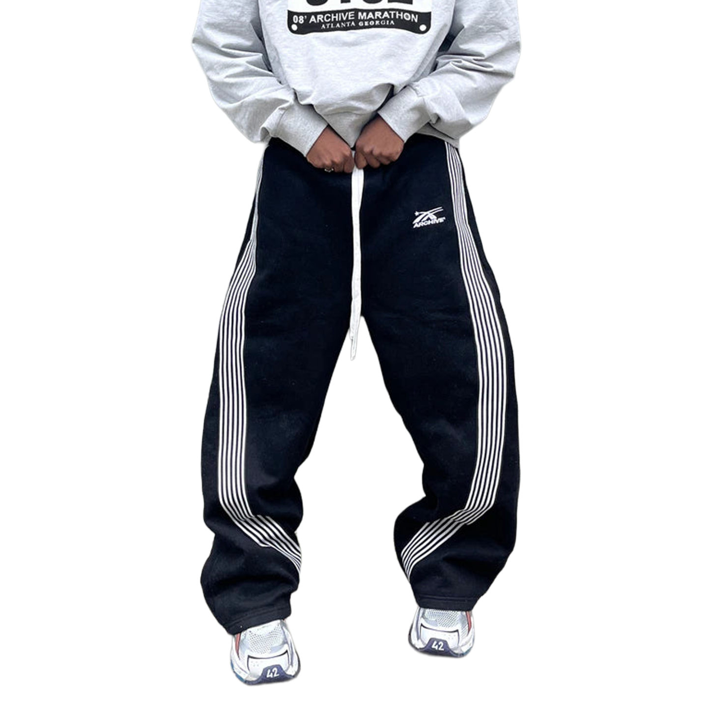 Black Sweatpants-Coordom