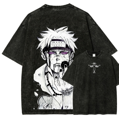 Naturo Unisex Fit Washed T-Shirt 2507024103-Coordom