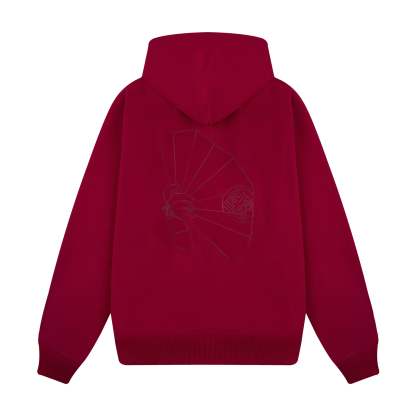 "yen" Zip Up burgundy-Coordom