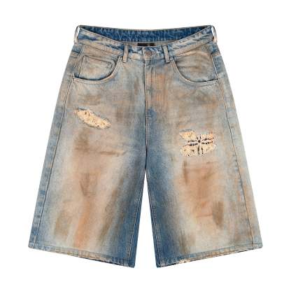 "lotus" Jorts mud wash-Coordom
