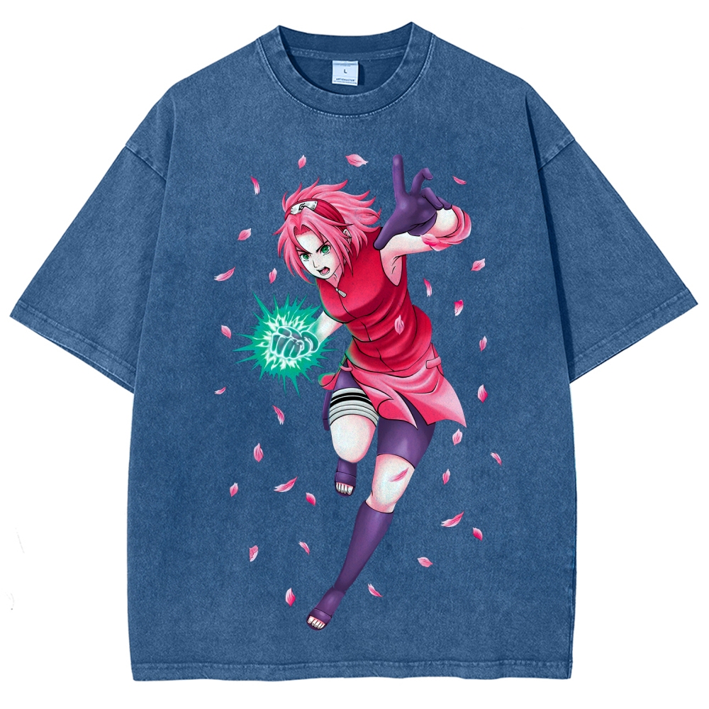 Naruto Unisex Fit Washed T-Shirt 2507030119-Coordom