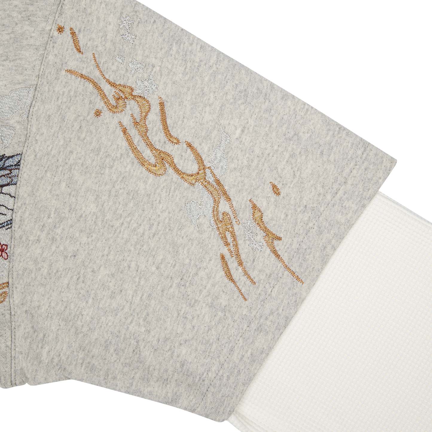 "yakuza" layered Longsleeve grey-Coordom