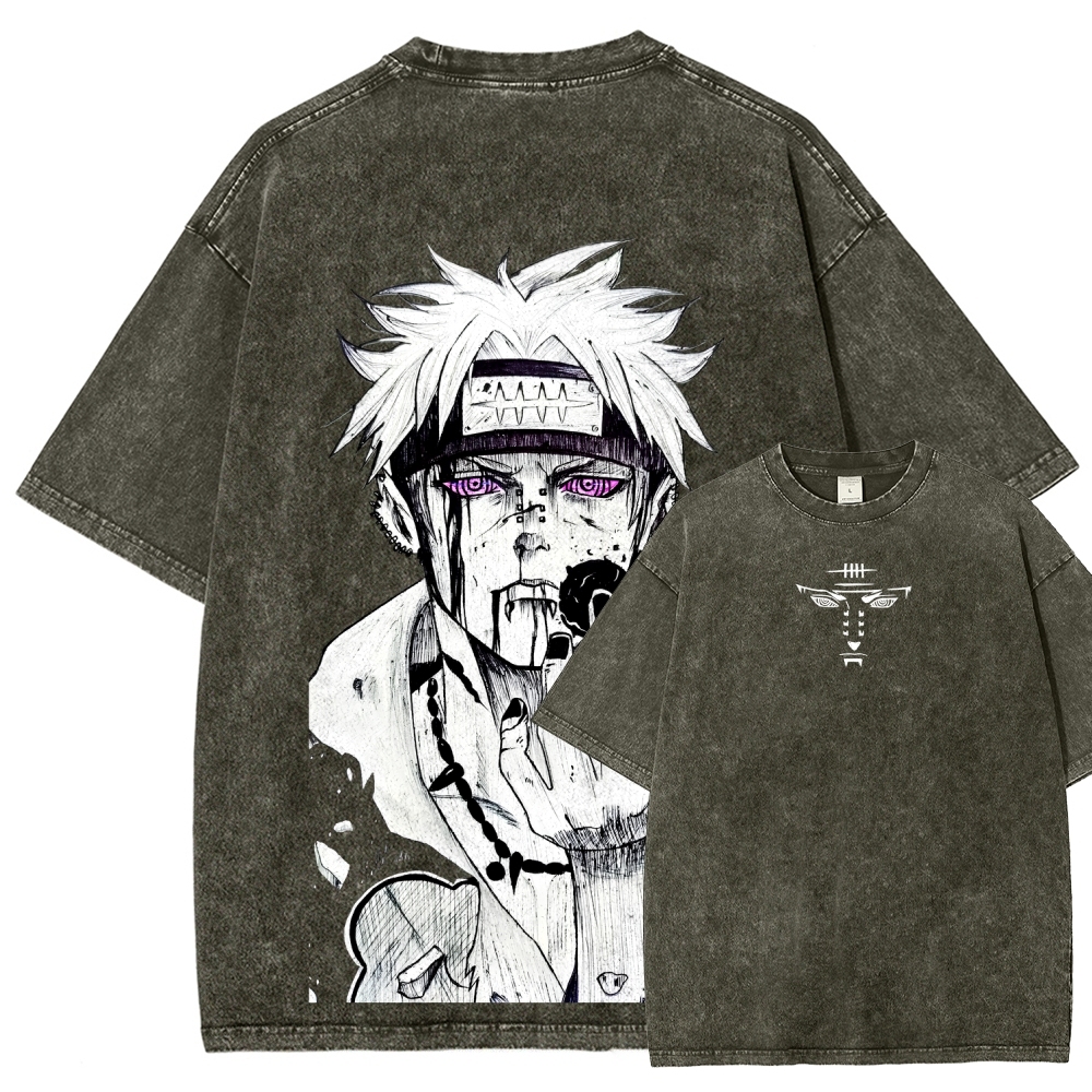 Naturo Unisex Fit Washed T-Shirt 2507024103-Coordom