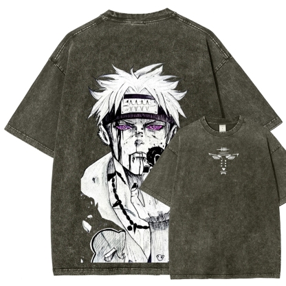 Naturo Unisex Fit Washed T-Shirt 2507024103-Coordom