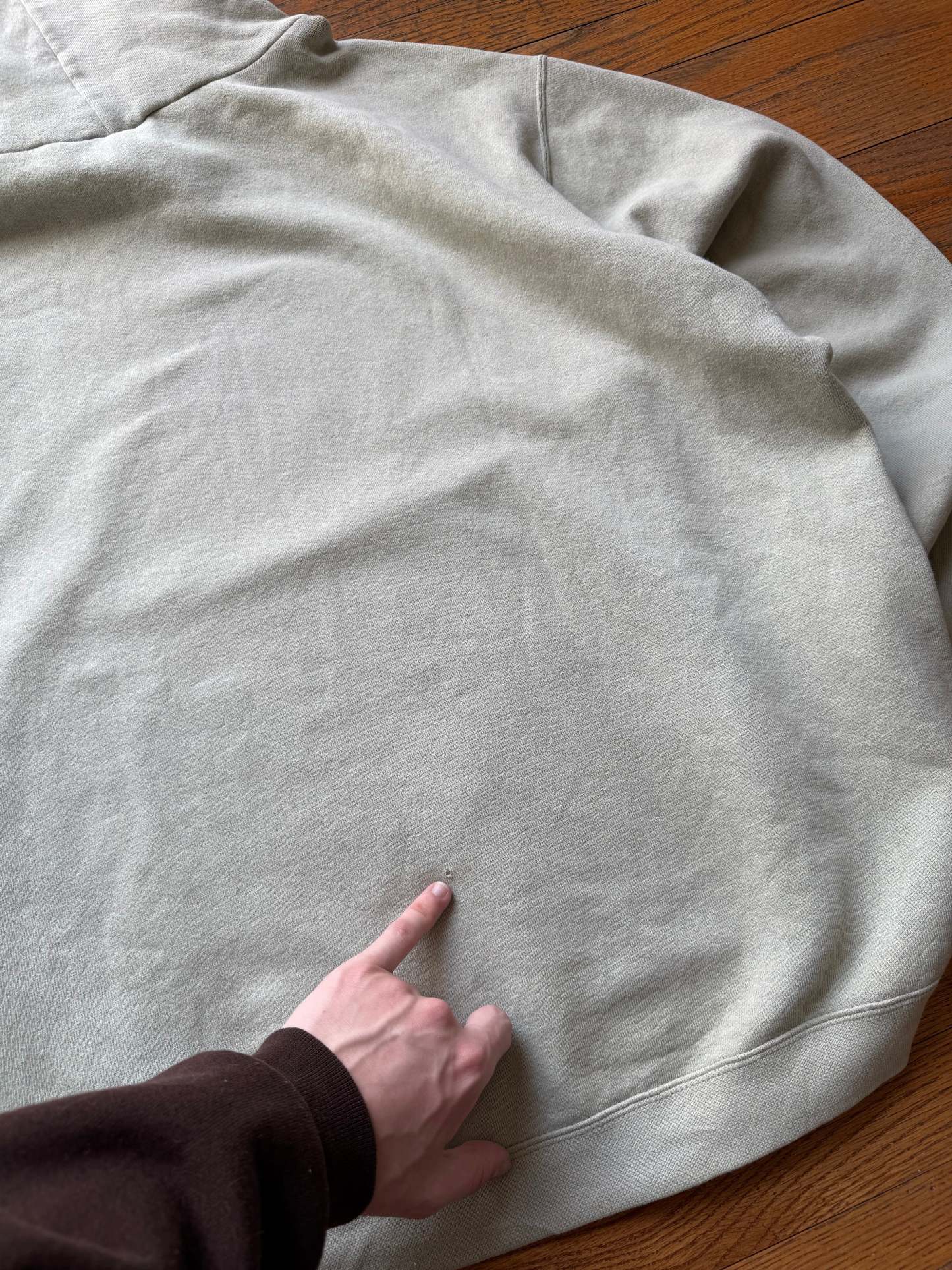Pistachio Center Swoosh Hoodie - 2XL