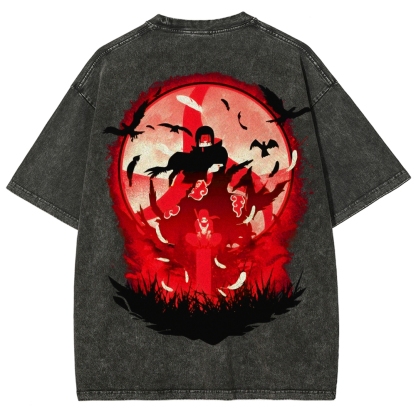 Naruto Unisex Fit Washed T-Shirt 2502006796-Coordom
