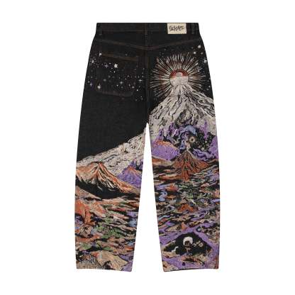 "sunset" black raw Denim-Coordom