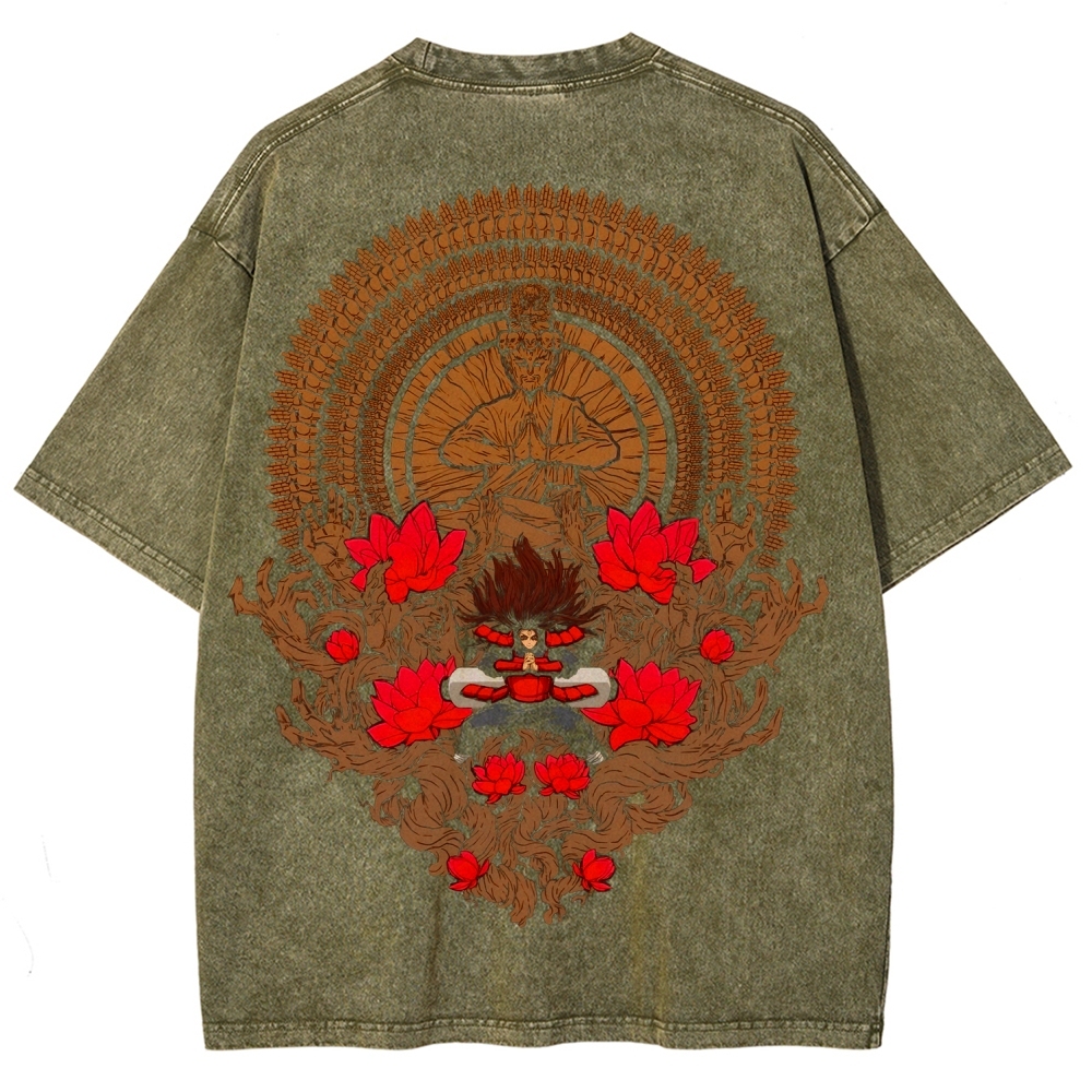 Naruto Unisex Fit Washed T-Shirt 2507012467-Coordom