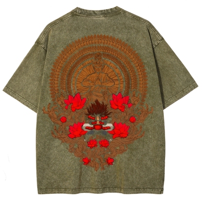 Naruto Unisex Fit Washed T-Shirt 2507012467-Coordom