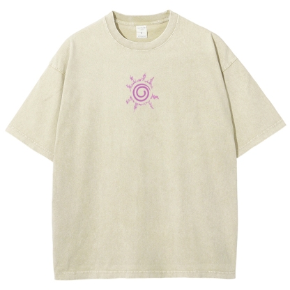 Uzumaki Naruto Unisex Fit Washed T-Shirt-Coordom