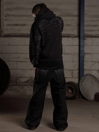HOODIE DIAMOND|Streetwear Oversized Vintage Casual Wear-Coordom