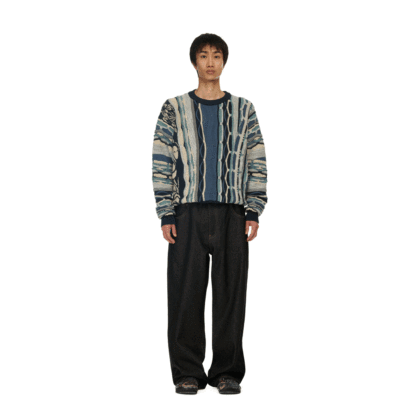 "yakuza v2" Knit dark blue-Coordom