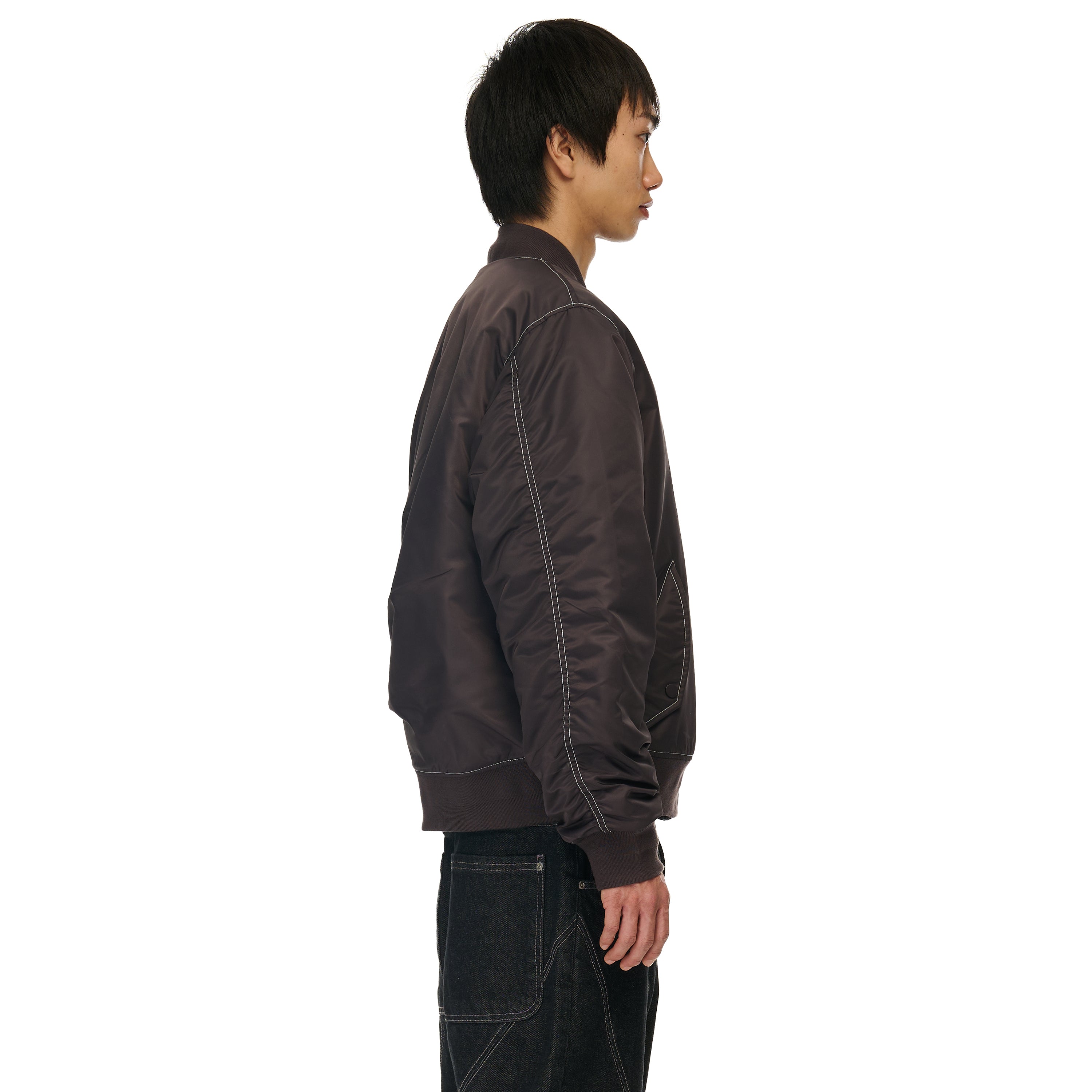 "yakuza v2" bomber Jacket deep plum-Coordom
