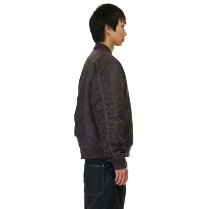 "yakuza v2" bomber Jacket deep plum-Coordom