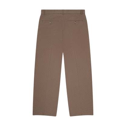 "garden of eden" plaid patterned Trousers-Coordom