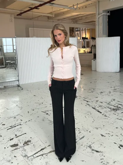 Livia low waist trousers (Buy 2 Free Shipping）-Coordom