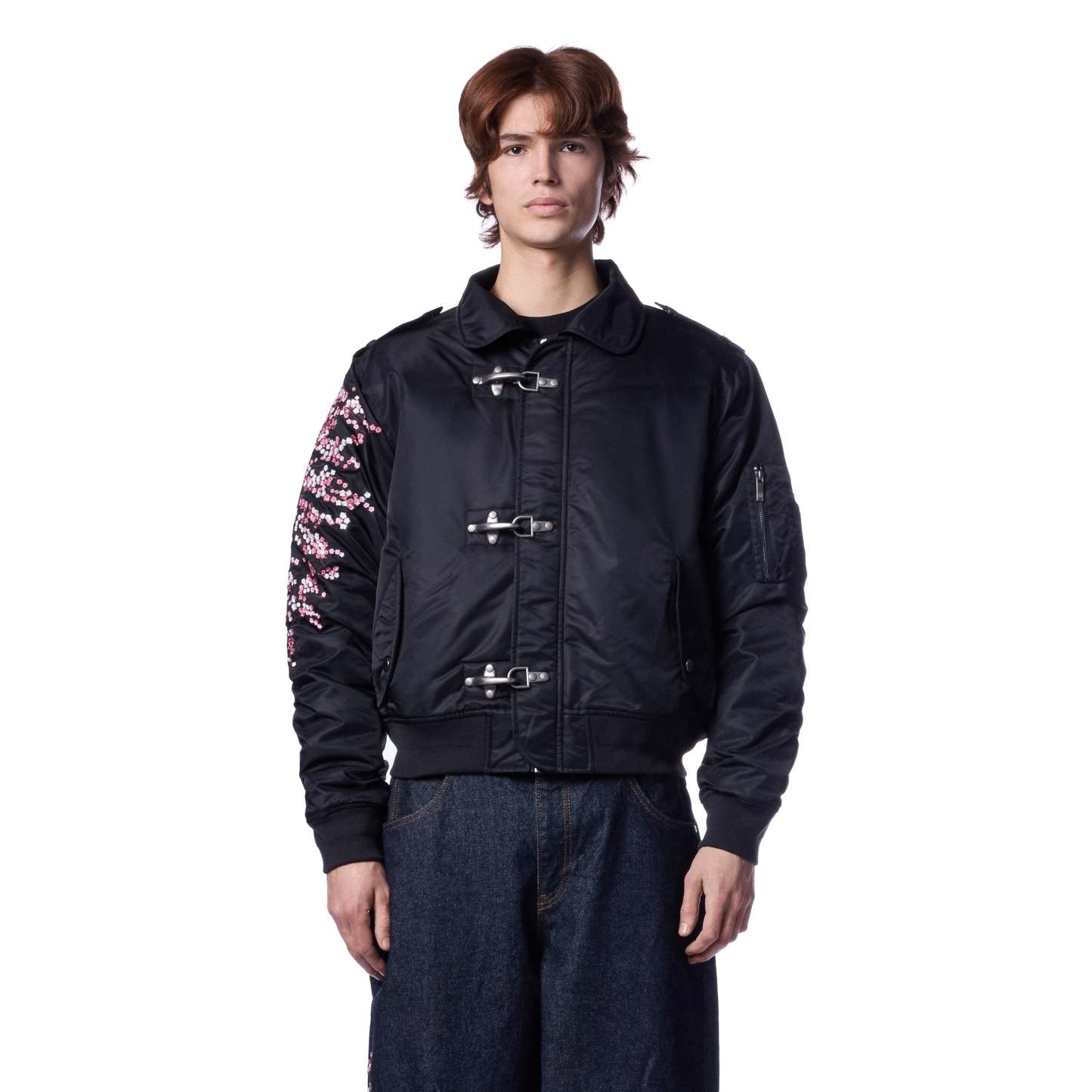 "blossom v3" bomber Jacket black-Coordom