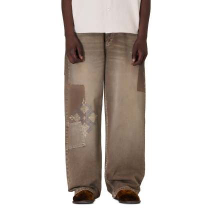  brown washed Denim-Coordom