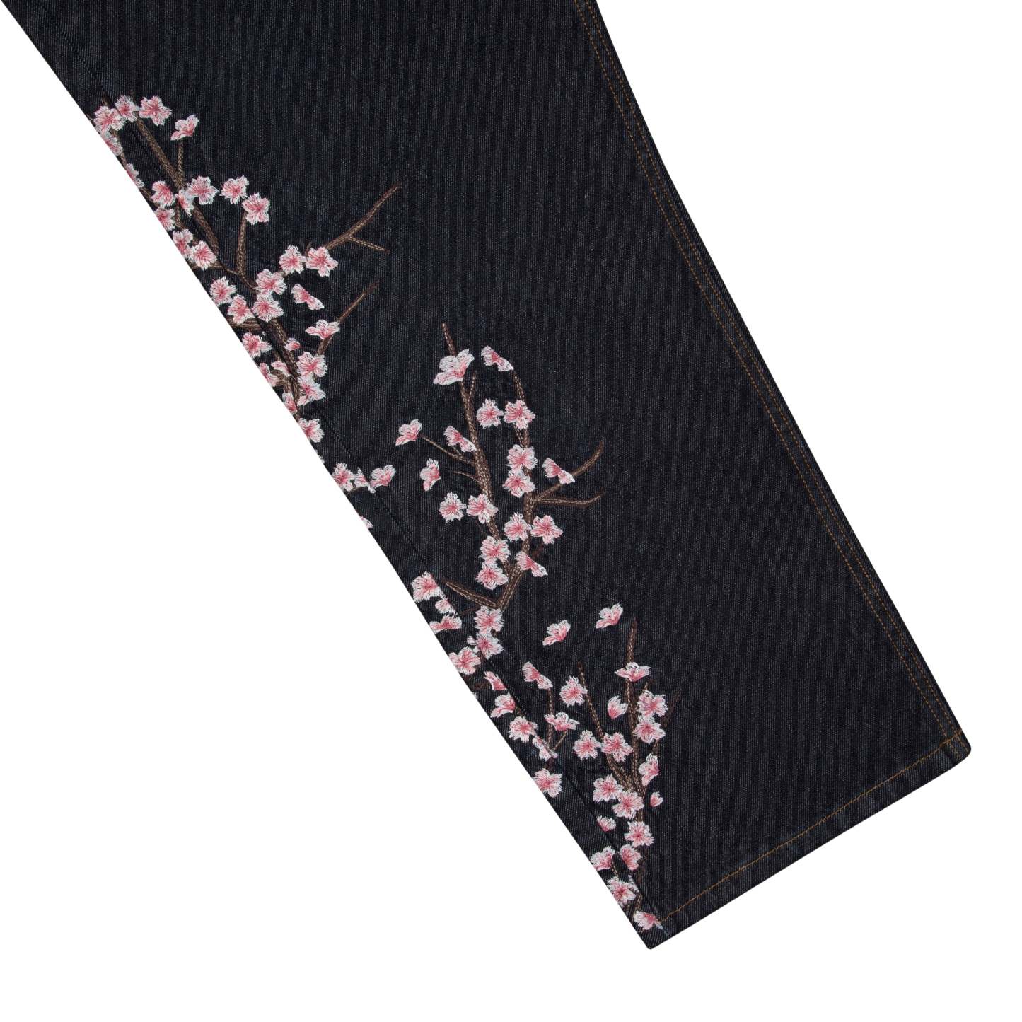 Blossom V3 Indigo Raw Denim Jeans | Vintage Streetwear Baggy Pants-Coordom