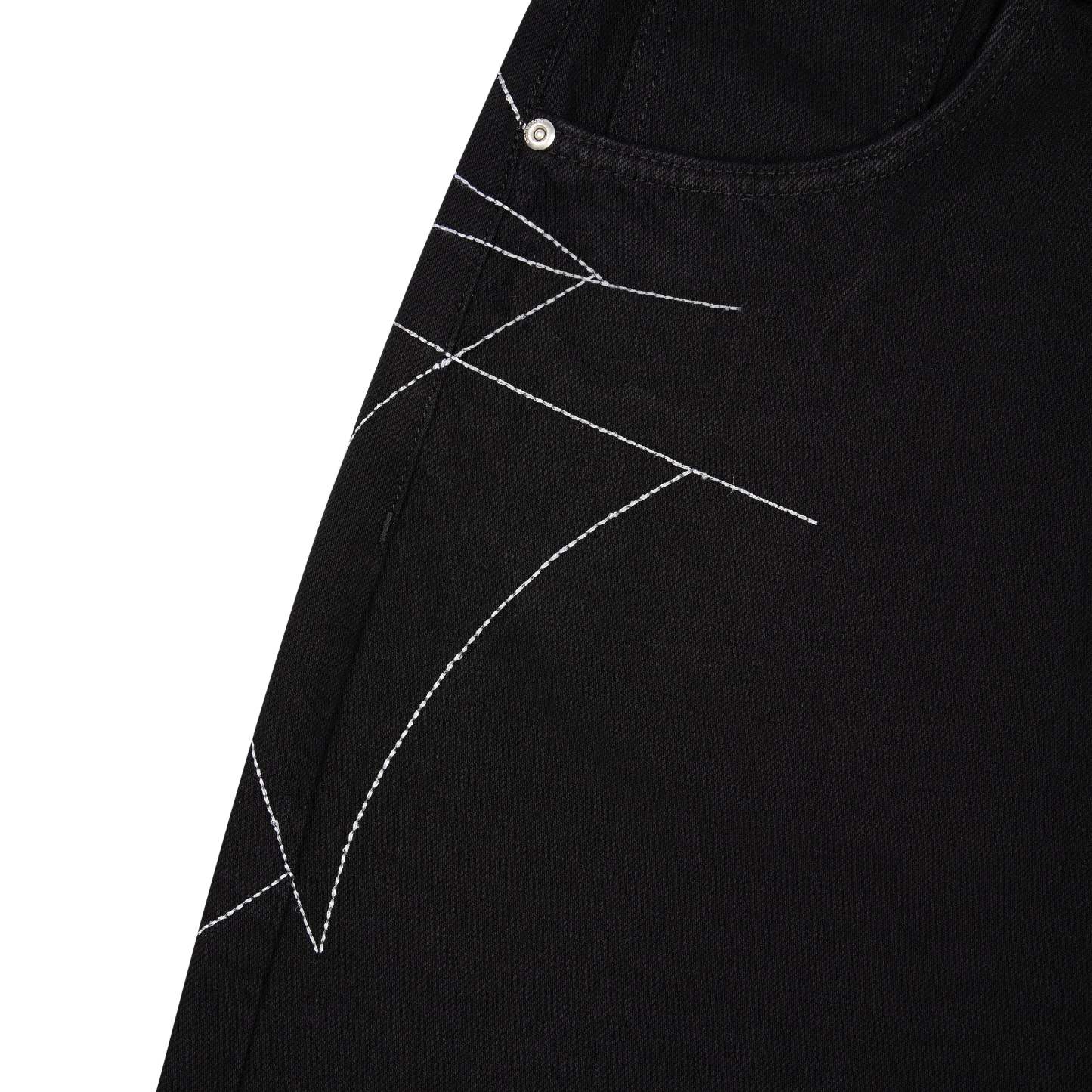 "spiderweb" raw Denim-Coordom