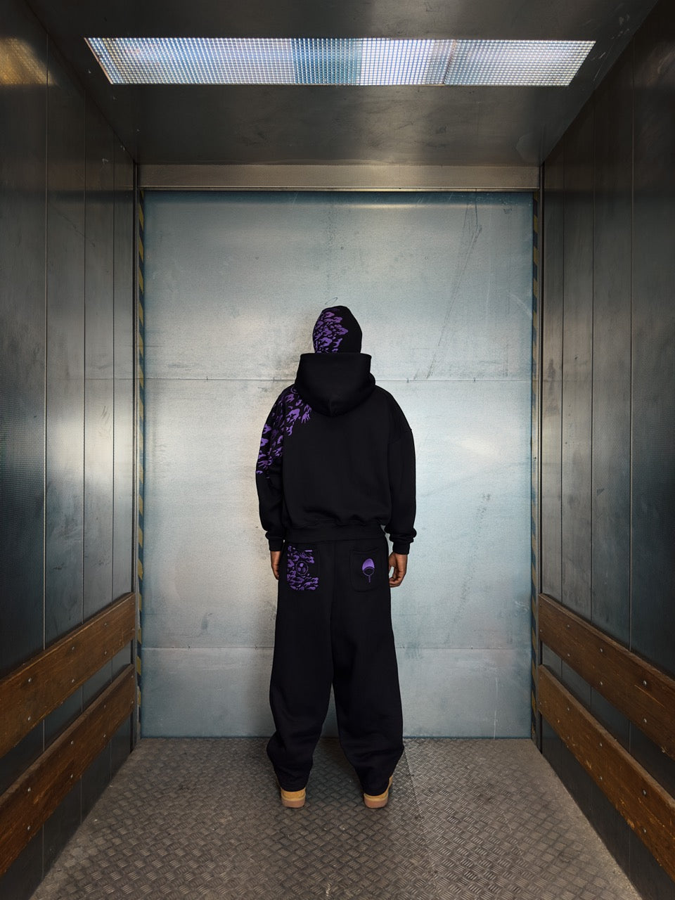 "SASUKE UCHIHA X CURSE MARKS" BALACLAVA ZIP HOODIE-Coordom