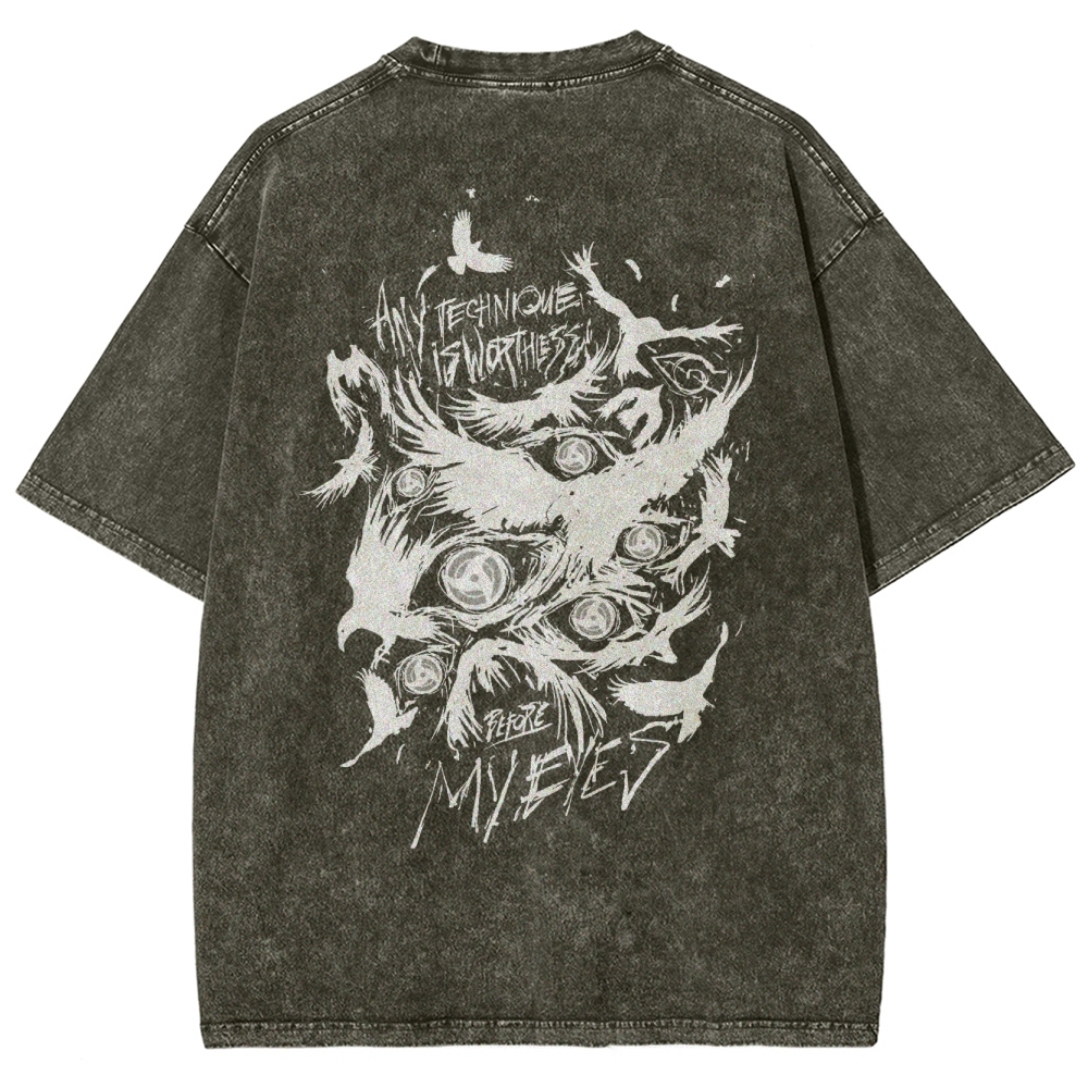 Naruto Unisex Fit Washed T-Shirt-Coordom