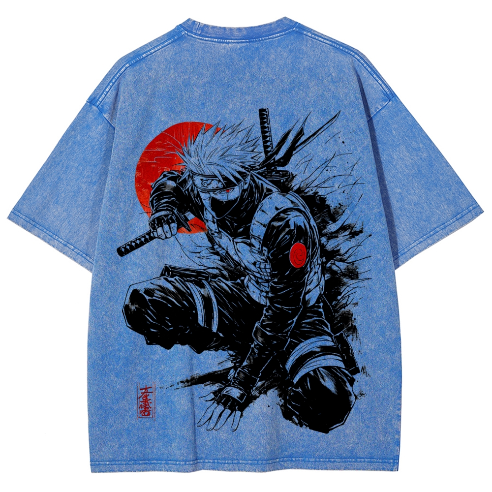 Naruto Unisex Fit Washed T-Shirt 2511024505-Coordom