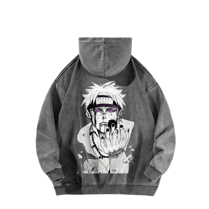 Naruto Casual Washed Hoodie 2509012973-Coordom