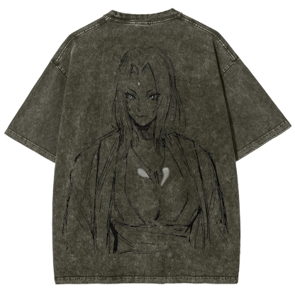 Naruto Unisex Fit Washed T-Shirt 2504009774-Coordom