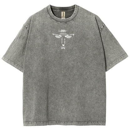 Naturo Unisex Fit Washed T-Shirt 2507024103-Coordom