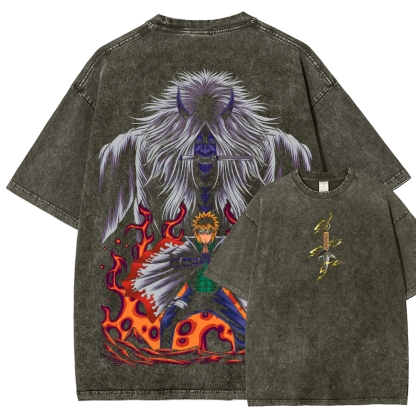Naruto Unisex Fit Washed T-Shirt 2507030107-Coordom