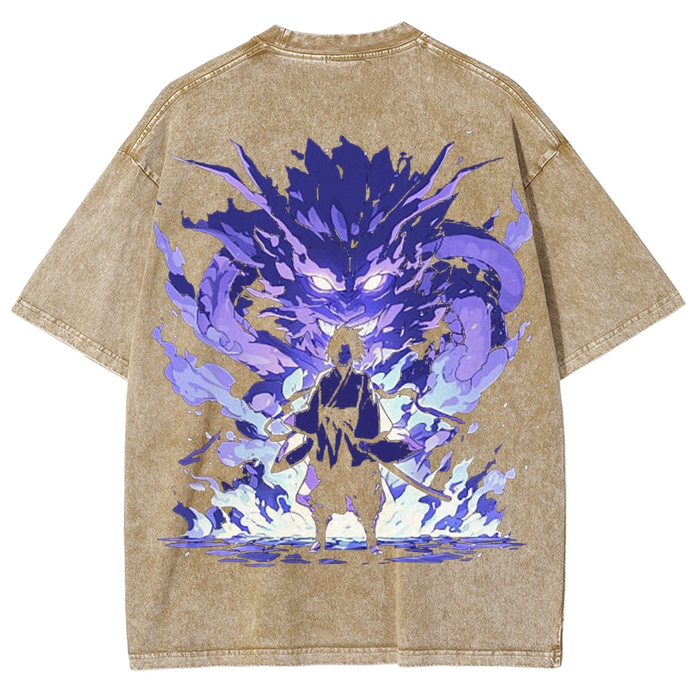 Naruto Unisex Fit Washed T-Shirt 2502006814-Coordom