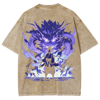 Naruto Unisex Fit Washed T-Shirt 2502006814-Coordom