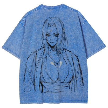 Naruto Unisex Fit Washed T-Shirt 2504009774-Coordom