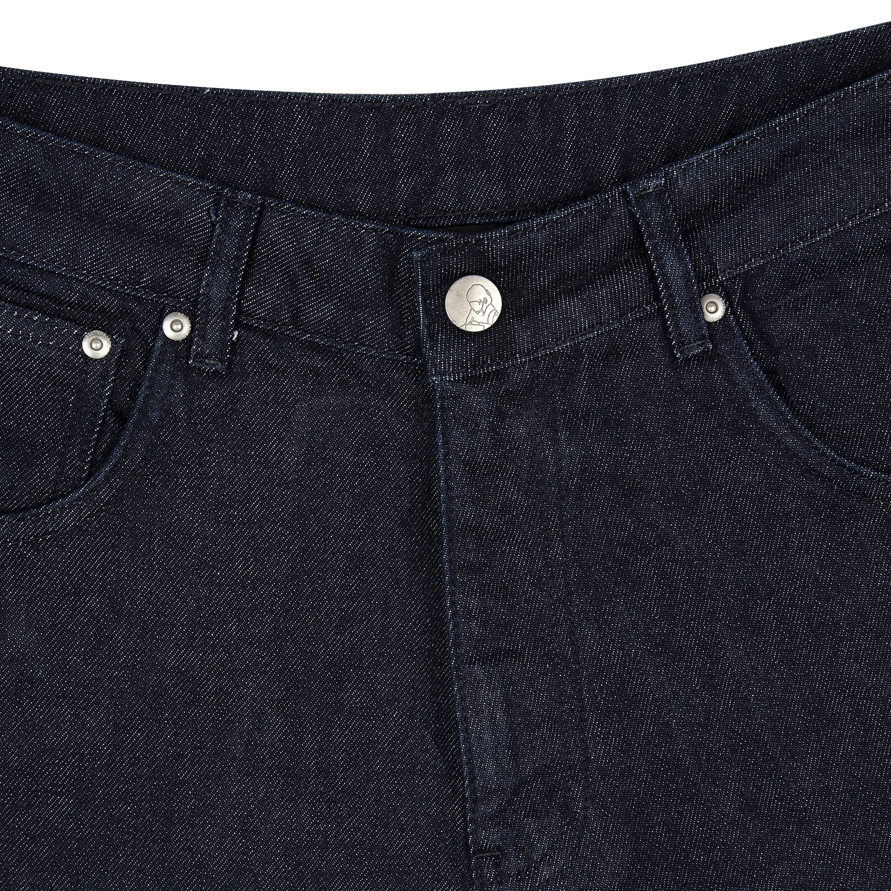 "whales v2" Jorts dark indigo-Coordom