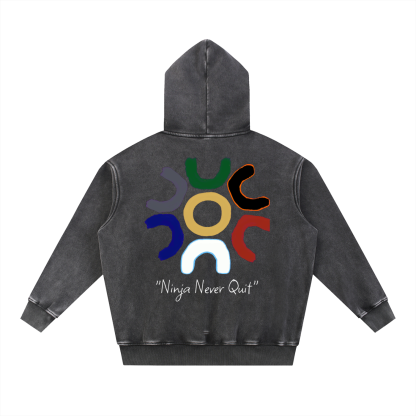 Six Dojos "Earth" Washed Hoodie (NEW)-Coordom