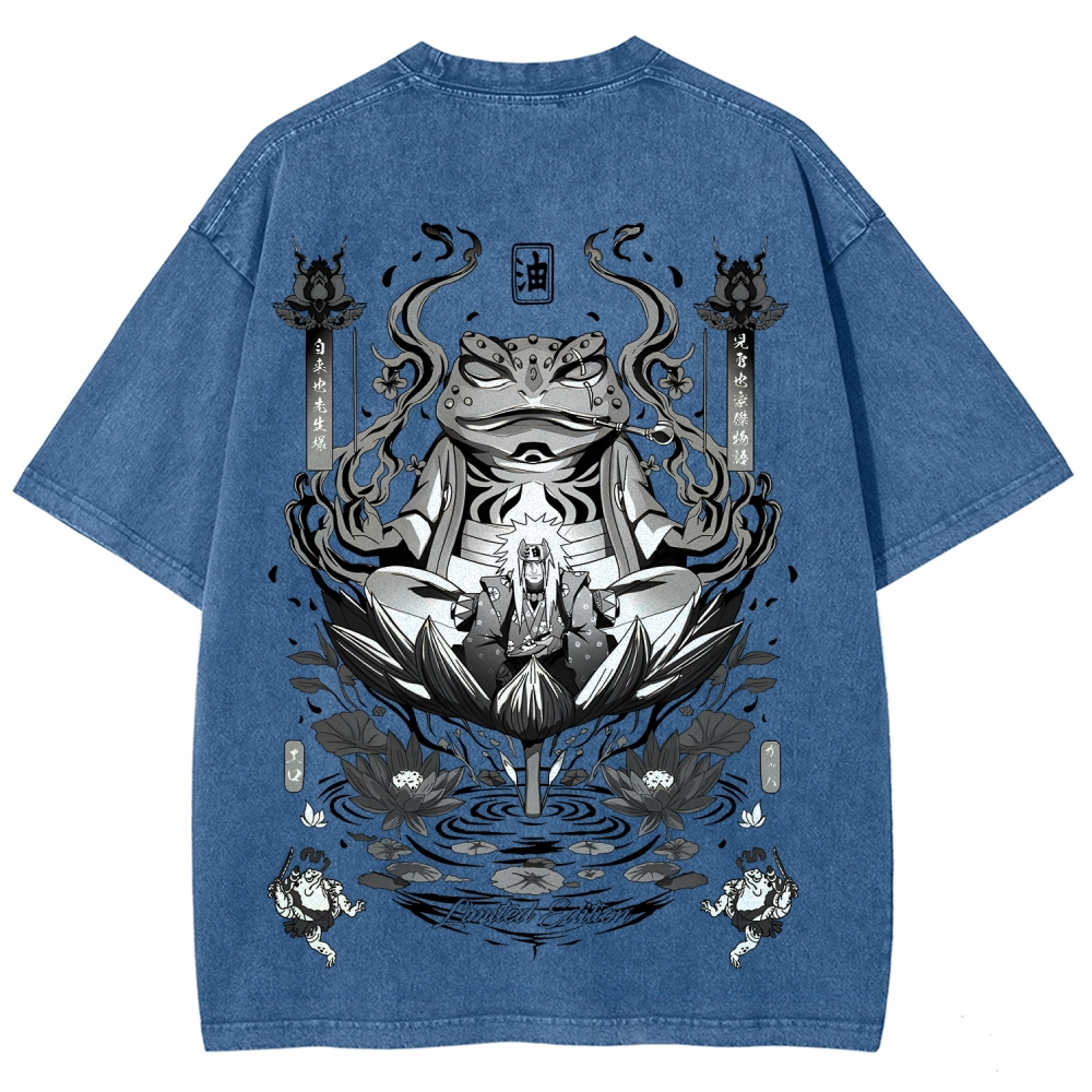 Jiraiya Unisex Fit Washed T-Shirt 2510008383-Coordom