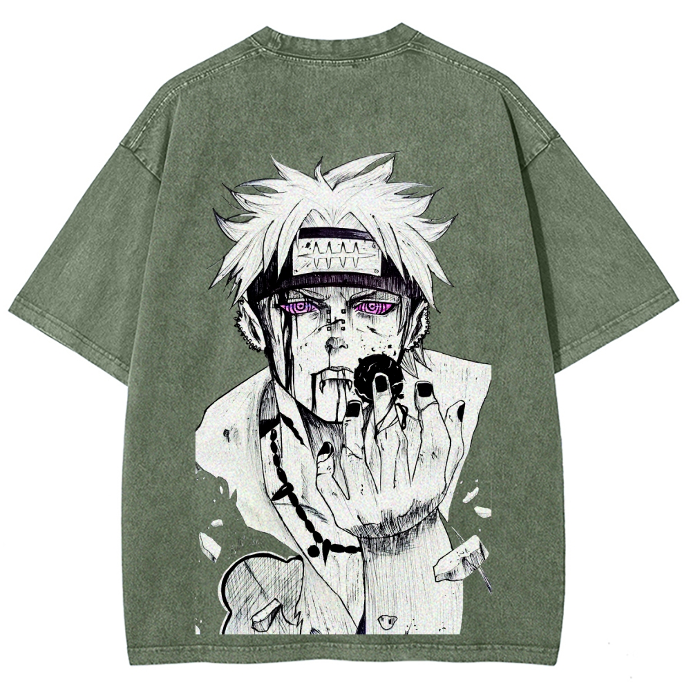 Naturo Unisex Fit Washed T-Shirt 2507024103-Coordom