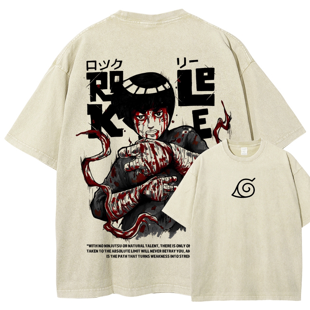 Naruto Unisex Fit Washed T-Shirt 2602007501-Coordom