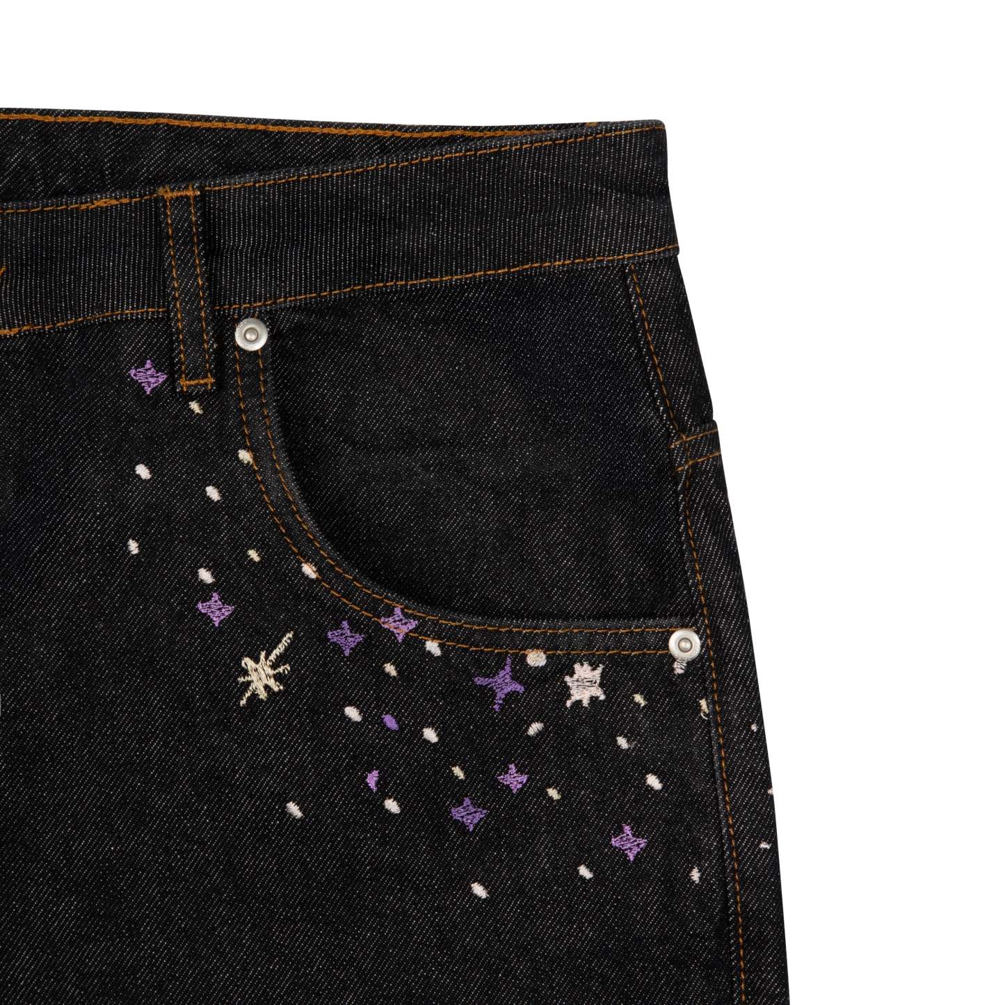 "sunset" black raw Denim-Coordom