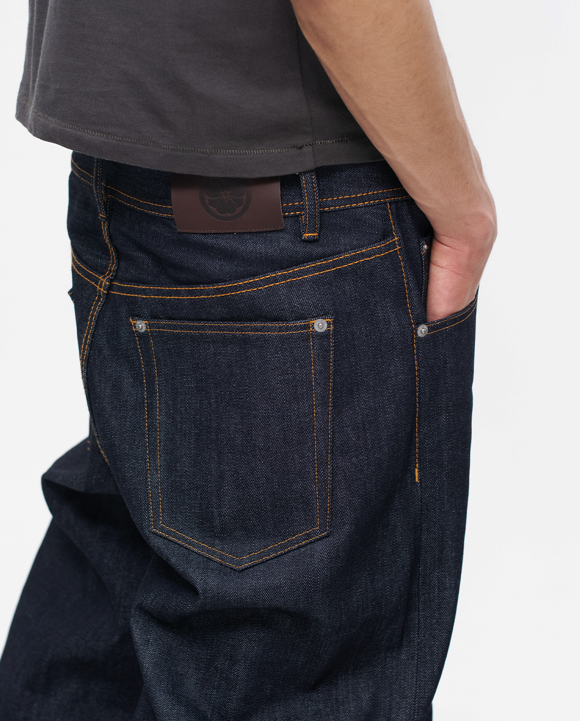 OKAYAMA RAW SELVEDGE BAGGY JEANS-Coordom