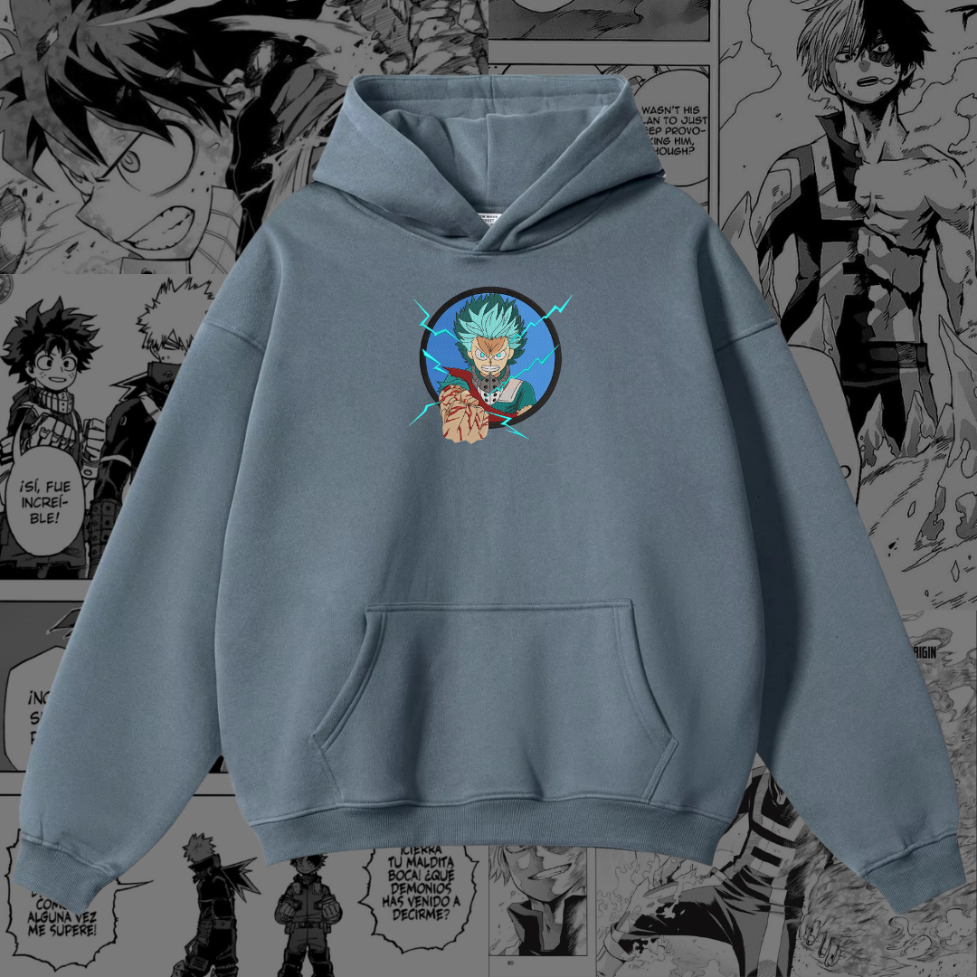 Izuku Midoriya Embroidered Hoodie | My Hero Academia Inspired-Coordom